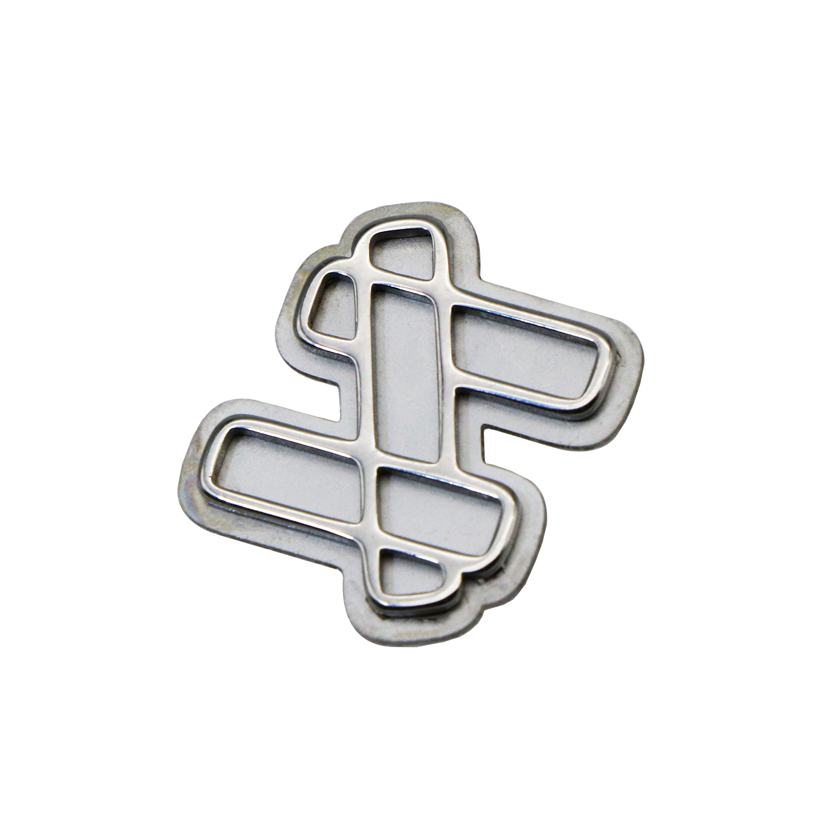 Laser-Cut Stainless Steel 304 Brand Logo Tags - Saltwater-Proof Customized Metal