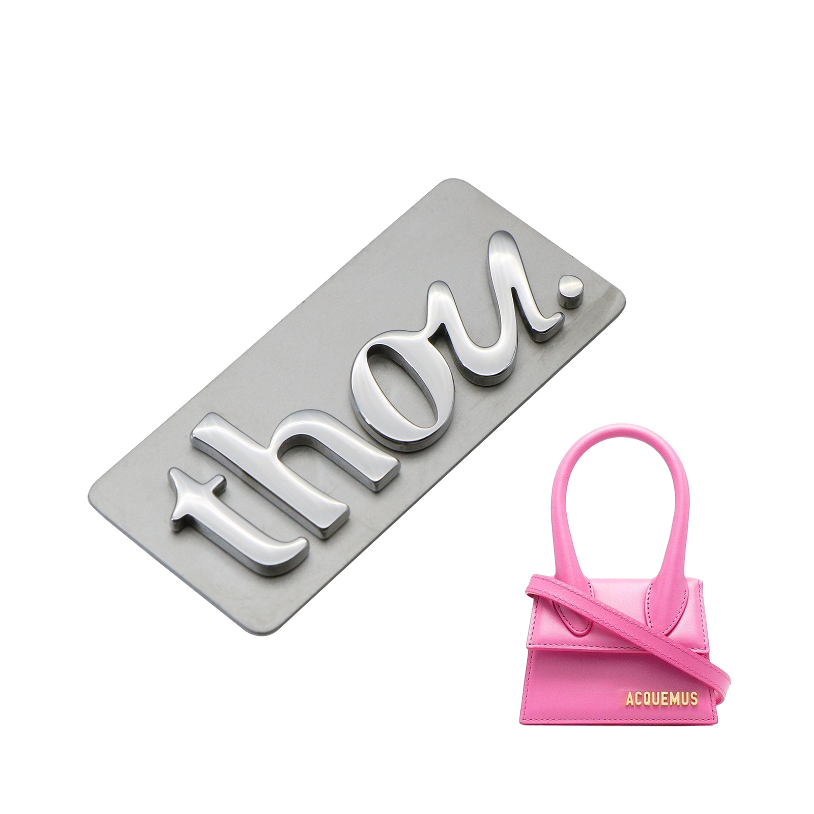 Separated Stainless Steel 304 Small Brand Logo - Customized Durable Metal Name L